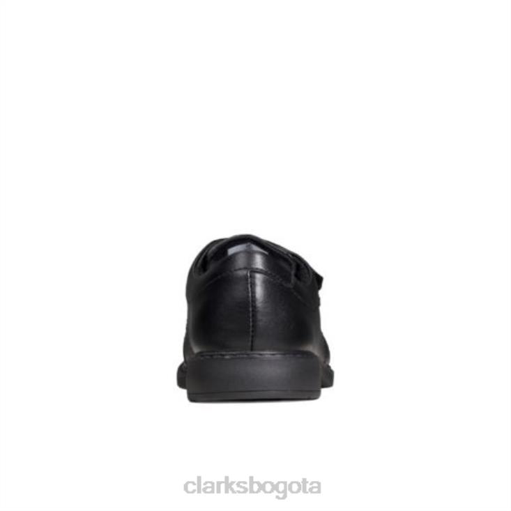 Clarks 0DX8L4869 Scala Skye inf f Fit Clarks niños cuero negro