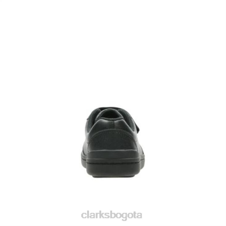 Clarks 0DX8L4877 rock verve inf g fit clarks cuero negro niños cuero negro