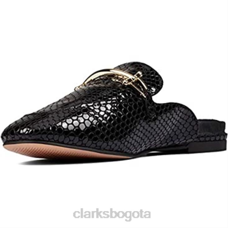 Clarks 0DX8L488 clarks black interest puro 2 mula unisexo interés negro