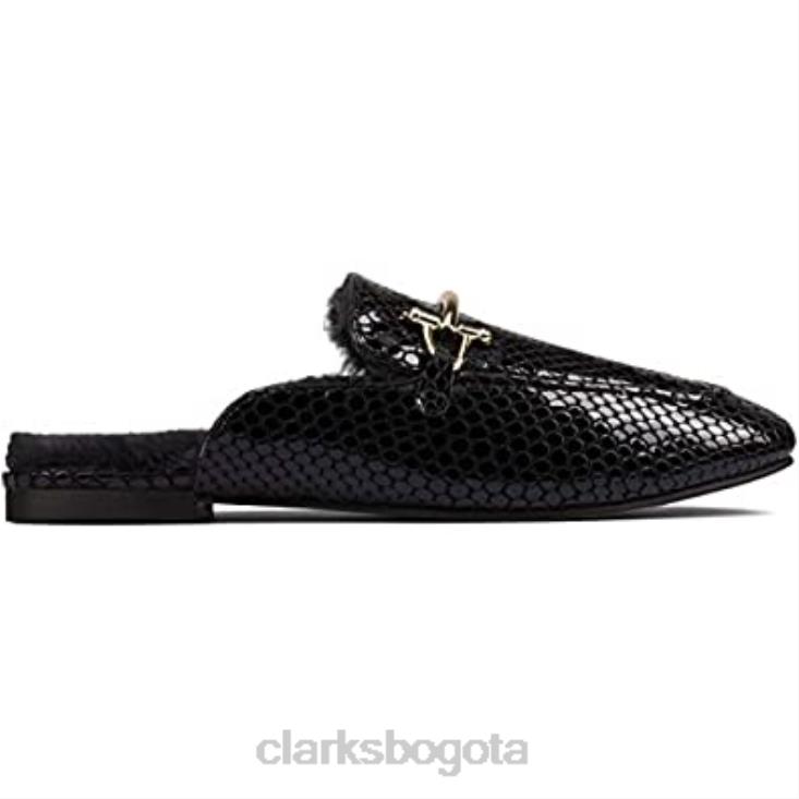Clarks 0DX8L488 clarks black interest puro 2 mula unisexo interés negro