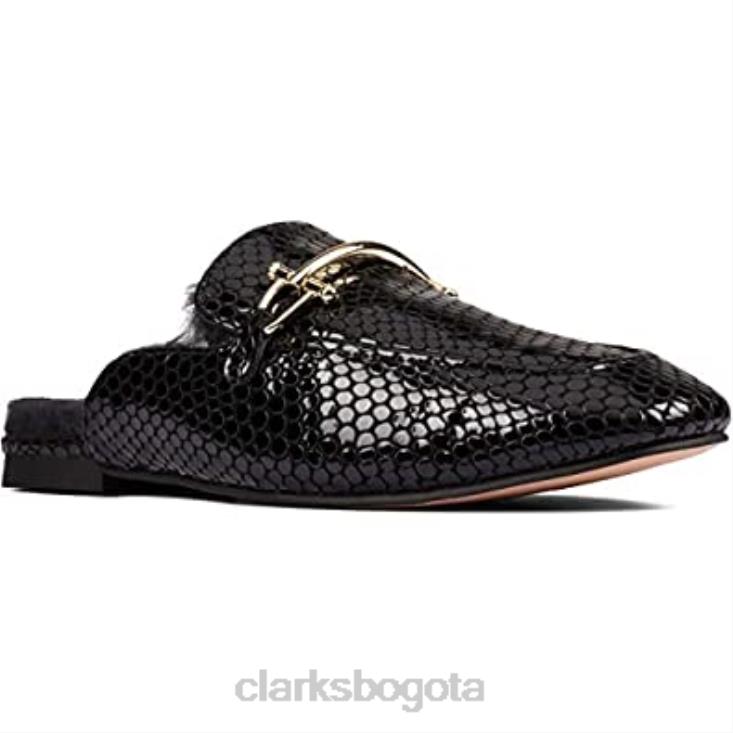Clarks 0DX8L488 clarks black interest puro 2 mula unisexo interés negro