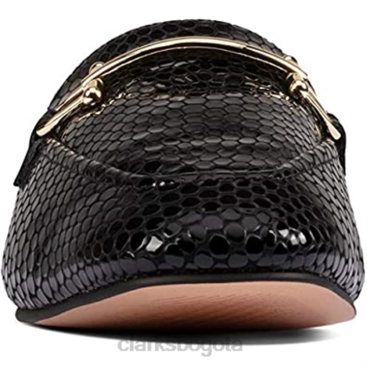 Clarks 0DX8L488 clarks black interest puro 2 mula unisexo interés negro