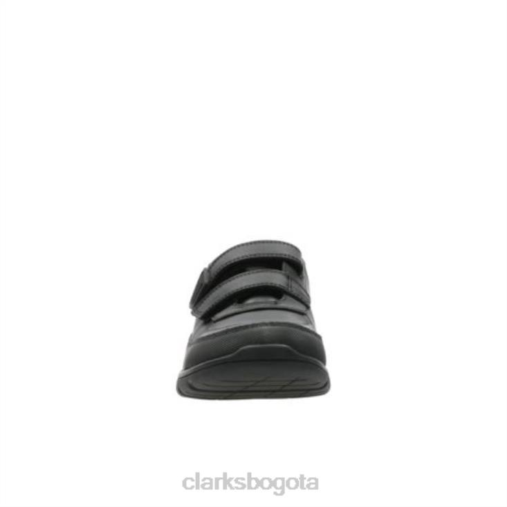 Clarks 0DX8L4885 aventura walk inf h fit clarks cuero negro niños cuero negro