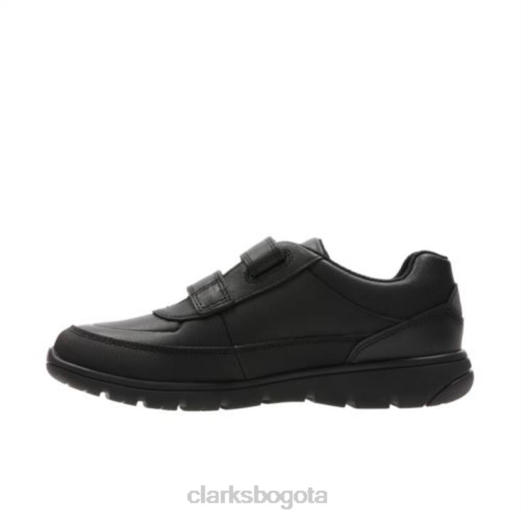 Clarks 0DX8L4885 aventura walk inf h fit clarks cuero negro niños cuero negro