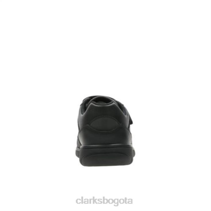 Clarks 0DX8L4885 aventura walk inf h fit clarks cuero negro niños cuero negro