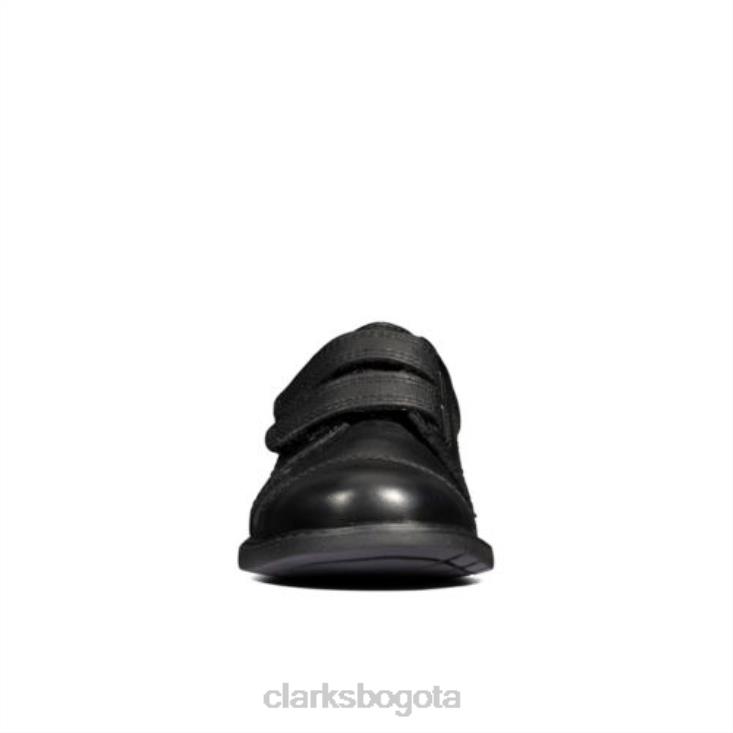 Clarks 0DX8L4887 scala skye inf f fit clarks cuero negro niños cuero negro