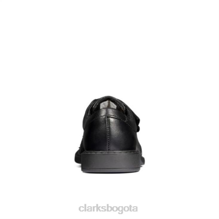 Clarks 0DX8L4887 scala skye inf f fit clarks cuero negro niños cuero negro