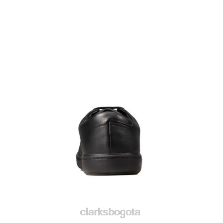 Clarks 0DX8L4893 street skye jnr f fit clarks cuero negro niños cuero negro