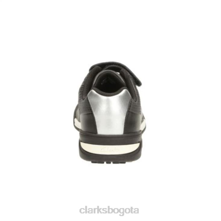 Clarks 0DX8L4896 premio clarks negros salto pre g fit niños negro