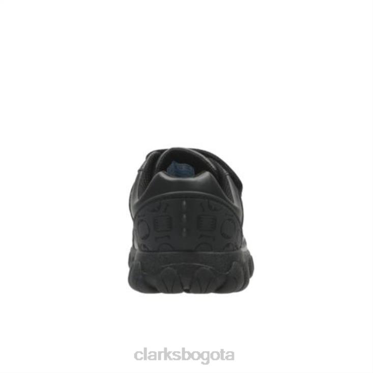 Clarks 0DX8L4897 clarks tyrex negro paseo inf e fit niños negro