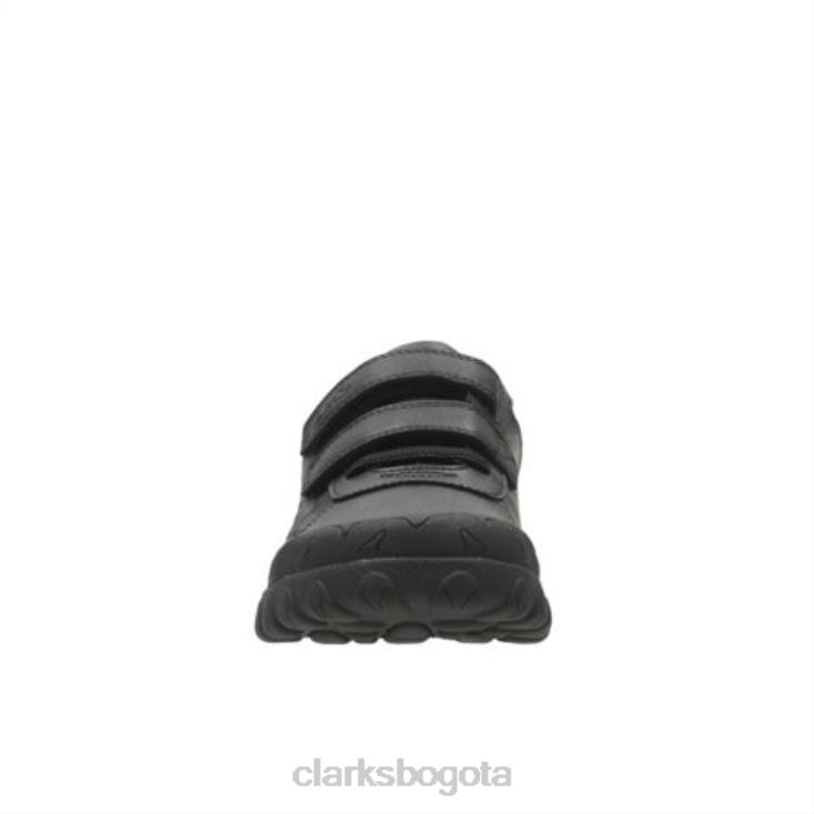 Clarks 0DX8L4898 clarks tyrex ride inf f fit negro niños negro