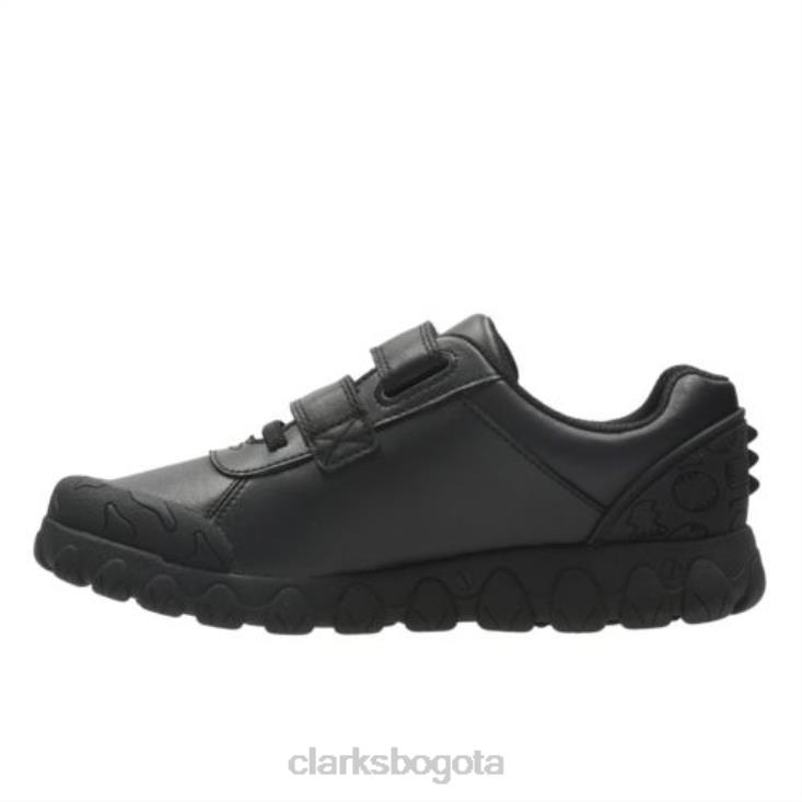 Clarks 0DX8L4898 clarks tyrex ride inf f fit negro niños negro
