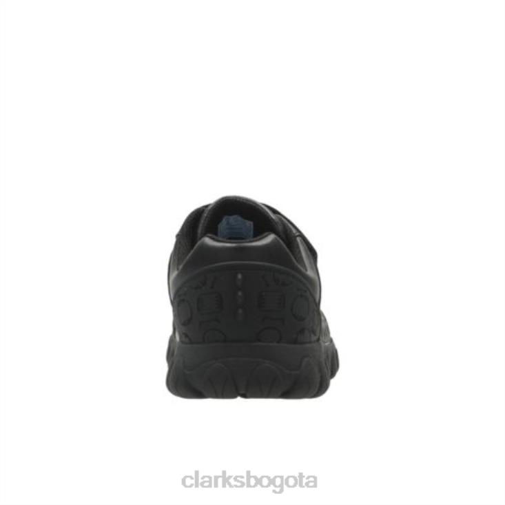 Clarks 0DX8L4898 clarks tyrex ride inf f fit negro niños negro