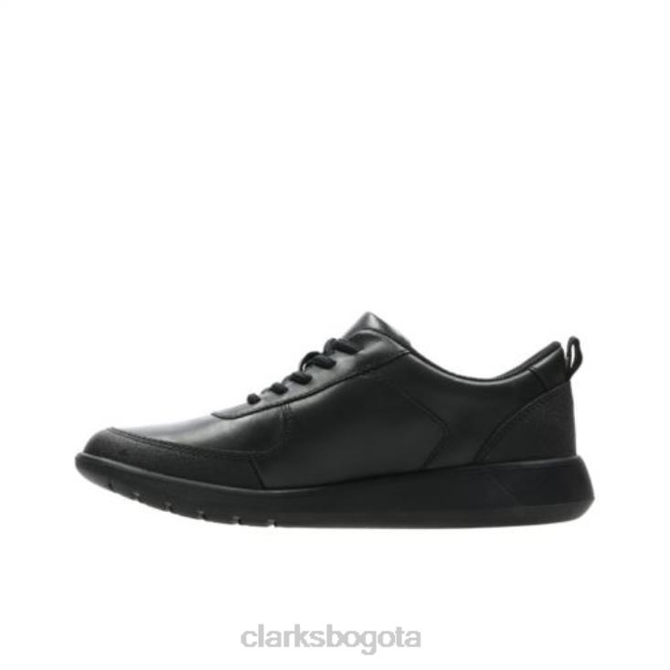 Clarks 0DX8L4901 scape street inf e fit clarks cuero negro niños cuero negro