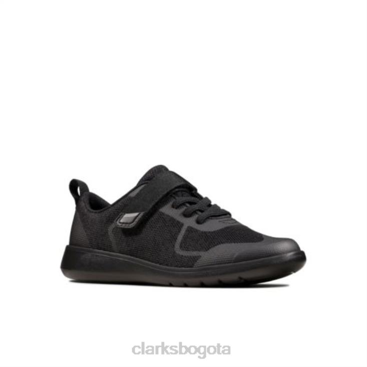 Clarks 0DX8L4902 scape brillante inf f encajar negro interés clarks niños interés negro