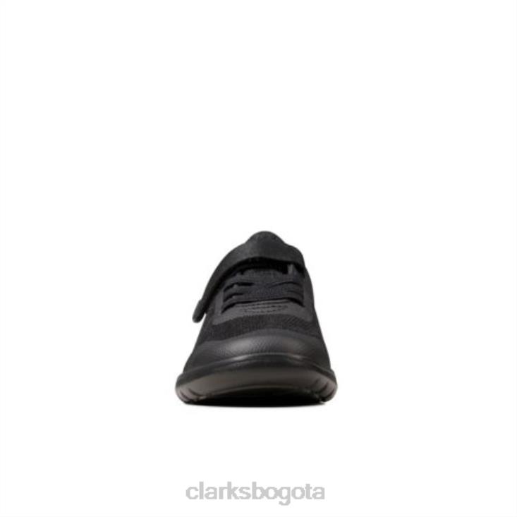 Clarks 0DX8L4902 scape brillante inf f encajar negro interés clarks niños interés negro