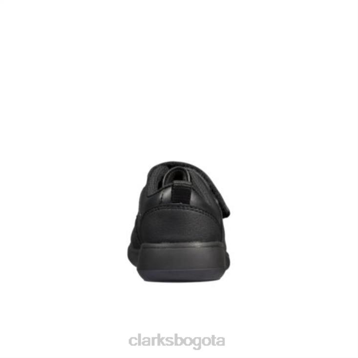 Clarks 0DX8L4906 clarks scape sky inf g fit cuero negro niños cuero negro