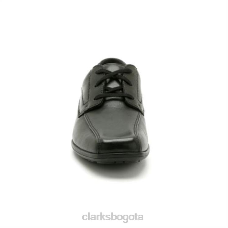 Clarks 0DX8L4919 bradford jnr f fit clarks negro niños negro