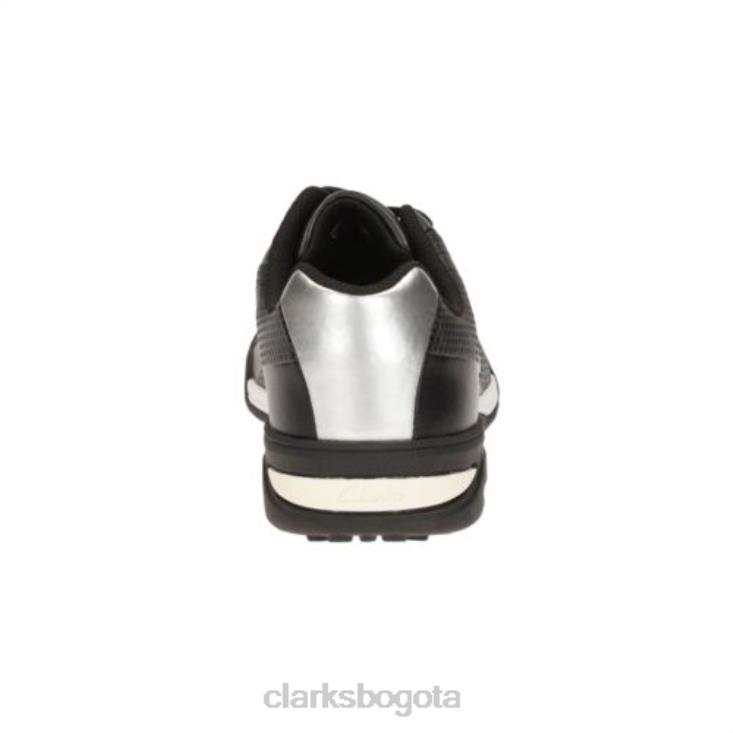 Clarks 0DX8L4934 clarks de cuero negro Award run jnr f fit niños cuero negro