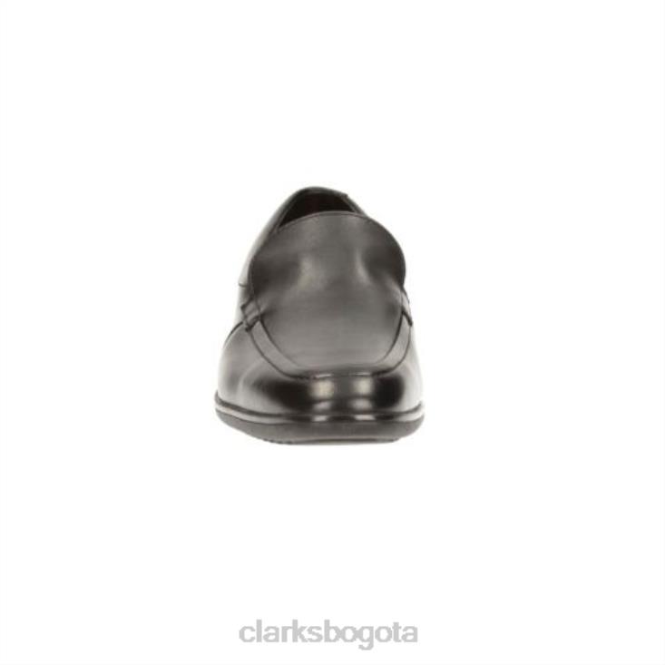 Clarks 0DX8L4935 willis step bl e fit clarks cuero negro niños cuero negro