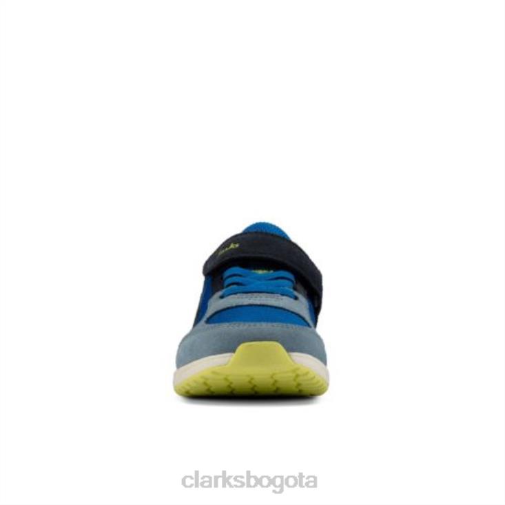 Clarks 0DX8L4939 peine azul brillante clarks aeon flex inf g fit unisexo peine azul brillante