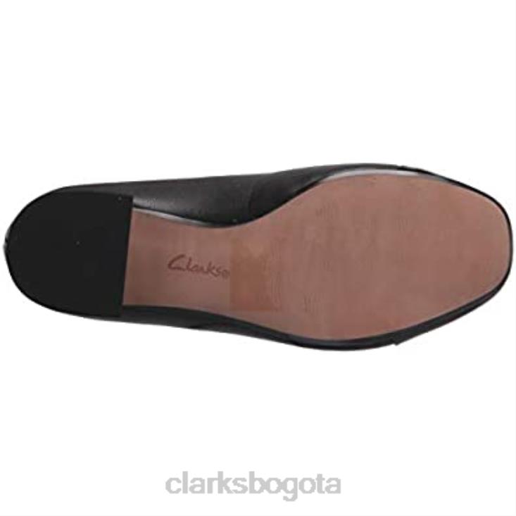 Clarks 0DX8L494 salón marilyn sara mujer piel sintética negro combi clarks mujer combi sintetico cuero negro