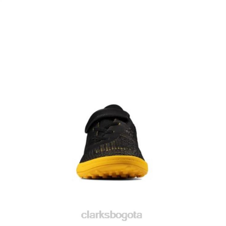 Clarks 0DX8L4941 premio swift jnr f fit clarks negro/amarillo bajo unisexo amarillo negro