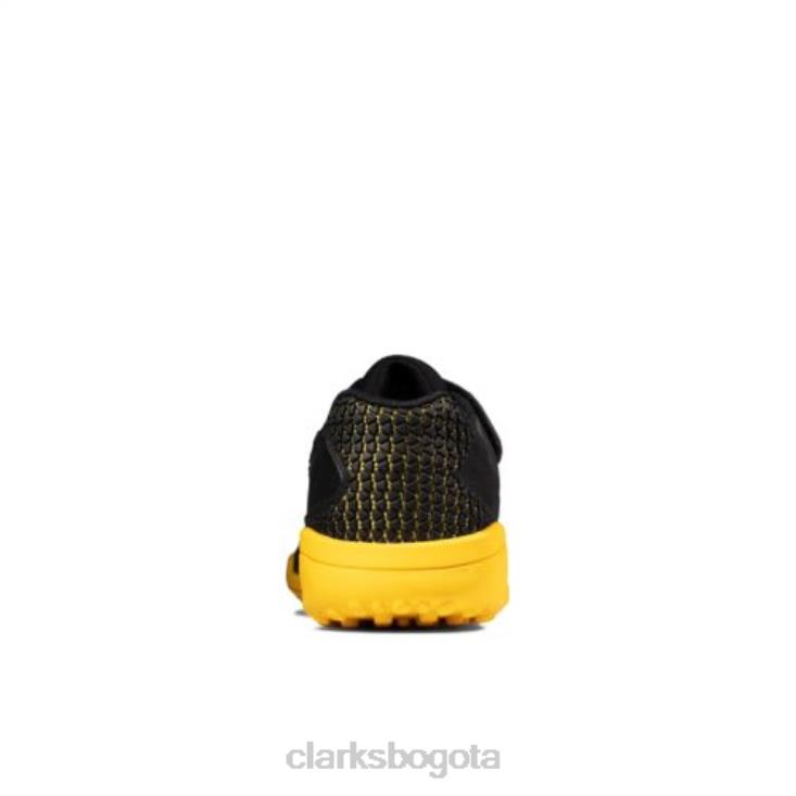 Clarks 0DX8L4941 premio swift jnr f fit clarks negro/amarillo bajo unisexo amarillo negro