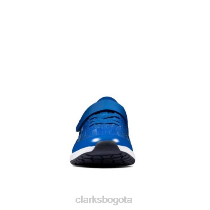 Clarks 0DX8L4943 aeon pace jnr f fit clarks azul marino/azul unisexo Azul marino