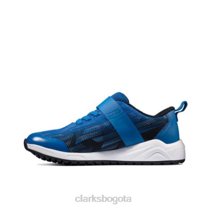 Clarks 0DX8L4943 aeon pace jnr f fit clarks azul marino/azul unisexo Azul marino