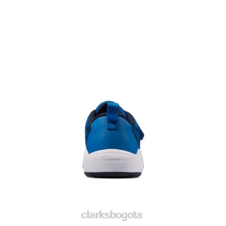 Clarks 0DX8L4943 aeon pace jnr f fit clarks azul marino/azul unisexo Azul marino