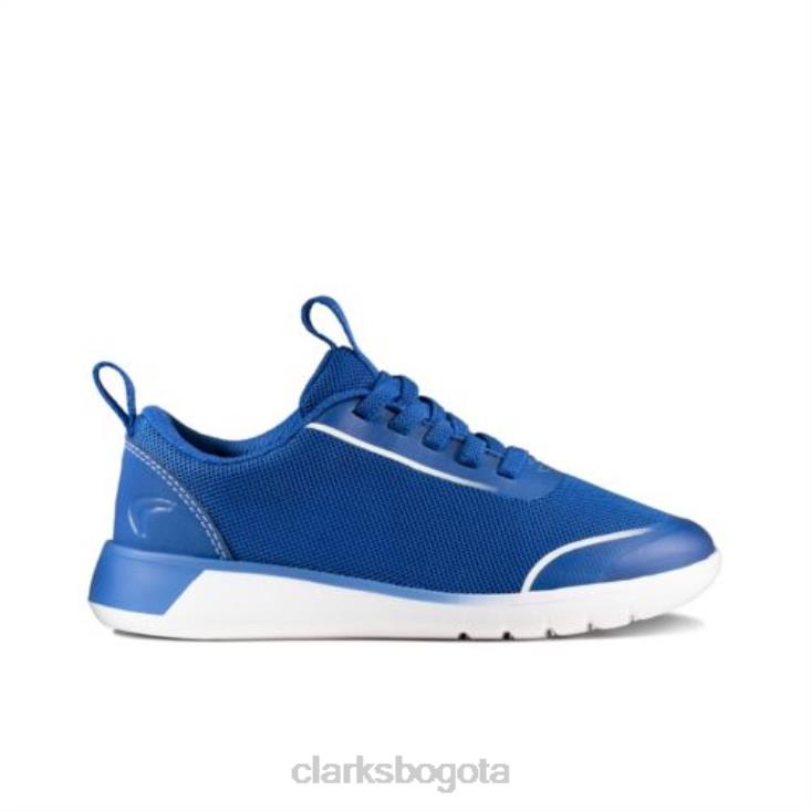 Clarks 0DX8L4944 blue clarks suburbio spark jnr f fit unisexo azul