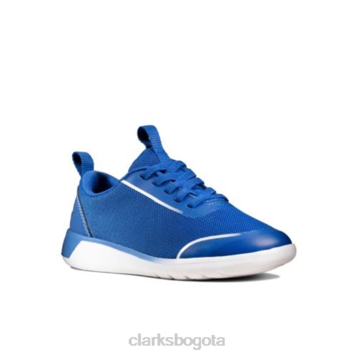 Clarks 0DX8L4944 blue clarks suburbio spark jnr f fit unisexo azul