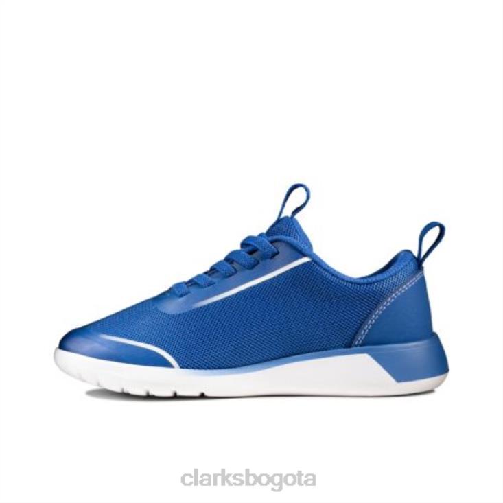 Clarks 0DX8L4944 blue clarks suburbio spark jnr f fit unisexo azul