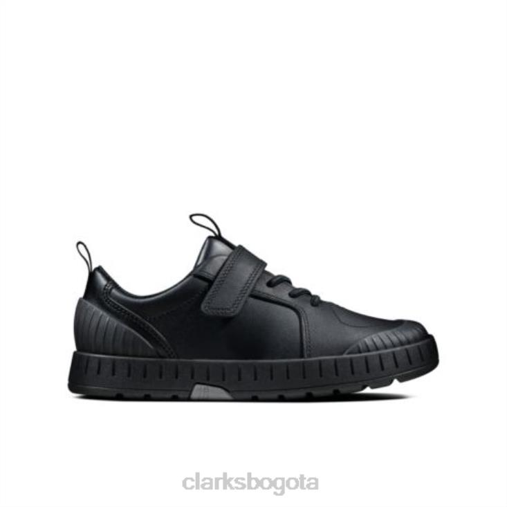 Clarks 0DX8L4948 clarks apollo step inf g fit cuero negro unisexo cuero negro