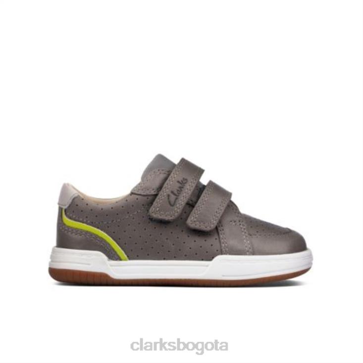 Clarks 0DX8L4949 fawn solo fst f fit clarks cuero gris unisexo cuero gris