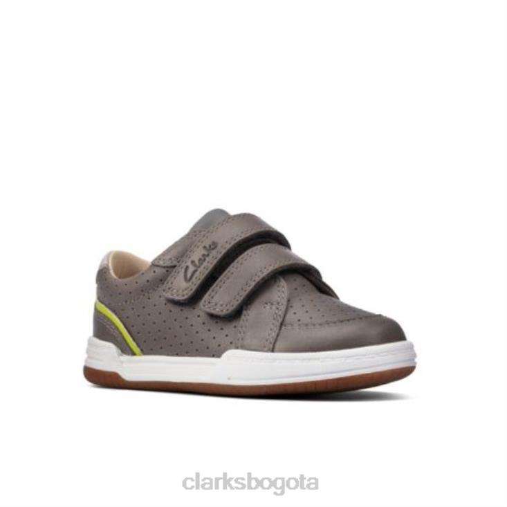 Clarks 0DX8L4949 fawn solo fst f fit clarks cuero gris unisexo cuero gris