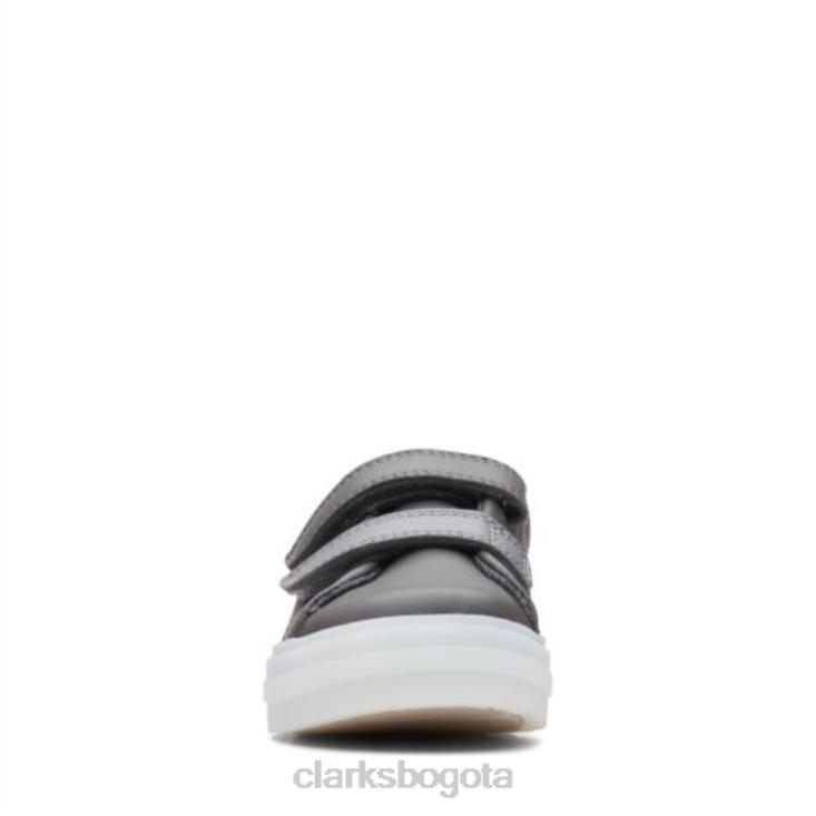 Clarks 0DX8L4951 flare bug fst g fit clarks cuero gris oscuro unisexo cuero gris oscuro