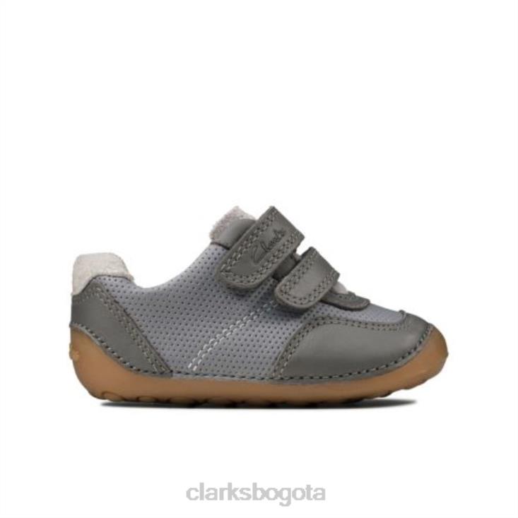 Clarks 0DX8L4958 ti ny anochecer fst g fit gris combi clarks unisexo combinado gris