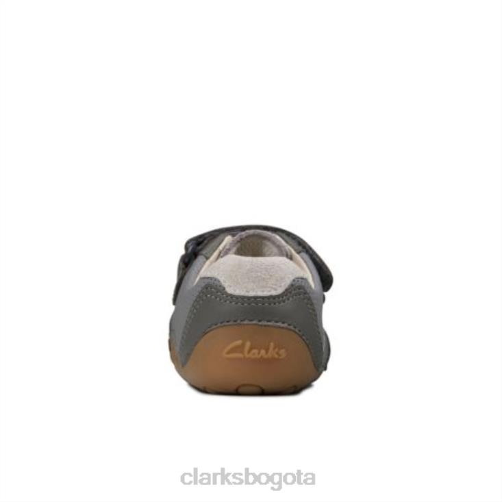 Clarks 0DX8L4958 ti ny anochecer fst g fit gris combi clarks unisexo combinado gris