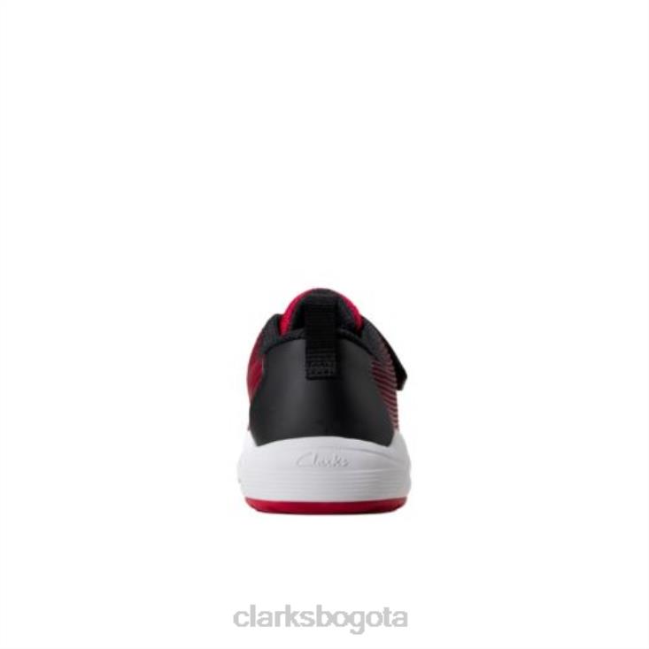 Clarks 0DX8L4961 clarks red aeon pace jnr g fit unisexo rojo