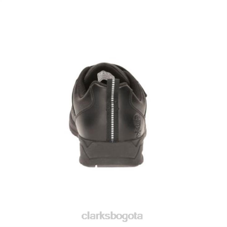 Clarks 0DX8L4967 reflejan ace inf e fit clarks cuero negro unisexo cuero negro