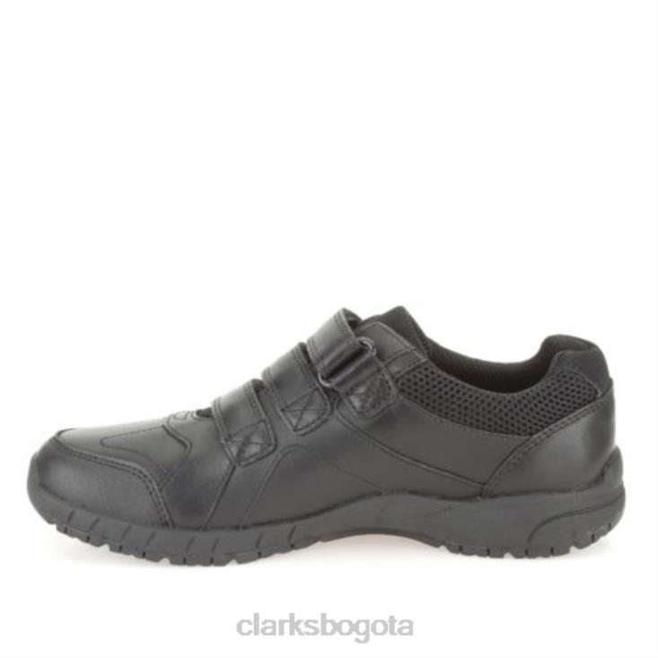 Clarks 0DX8L4969 clarks cuero negro air learn inf g fit unisexo cuero negro