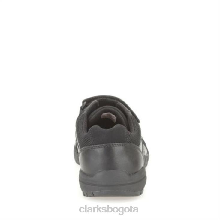 Clarks 0DX8L4969 clarks cuero negro air learn inf g fit unisexo cuero negro
