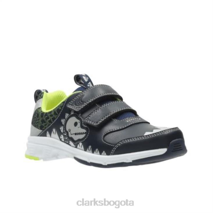 Clarks 0DX8L4970 clarks pass rex inf g fit azul marino unisexo Armada