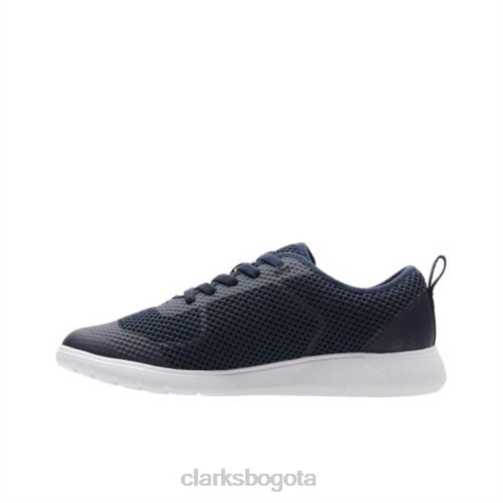 Clarks 0DX8L4974 scape soar jnr g fit clarks sintéticos azul marino unisexo azul marino sintético