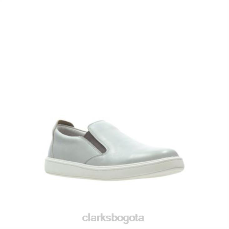 Clarks 0DX8L4979 clarks street verve jnr g fit cuero gris unisexo cuero gris