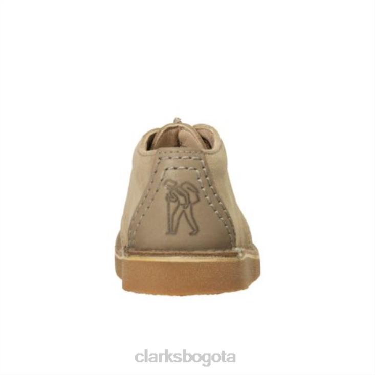 Clarks 0DX8L4980 clarks ante arena desierto trek jnr g fit unisexo gamuza arena