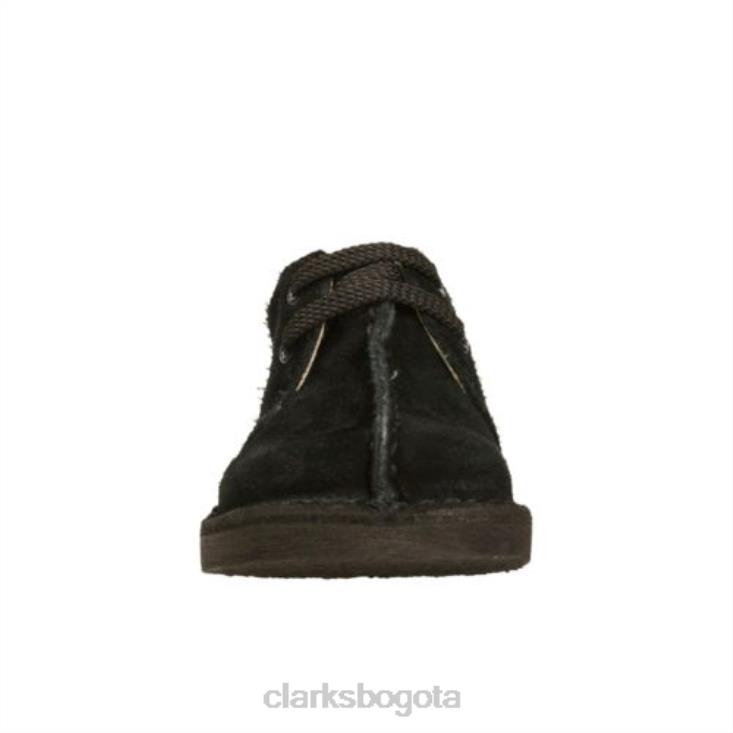 Clarks 0DX8L4992 clarks desert trek fst g fit ante negro unisexo ante negro