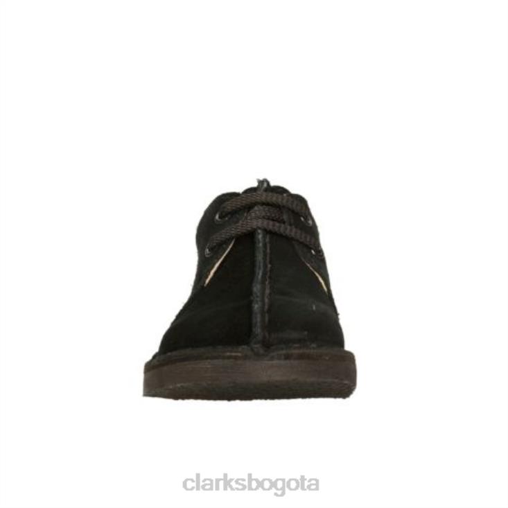 Clarks 0DX8L4998 clarks desert trek inf g fit ante negro unisexo ante negro